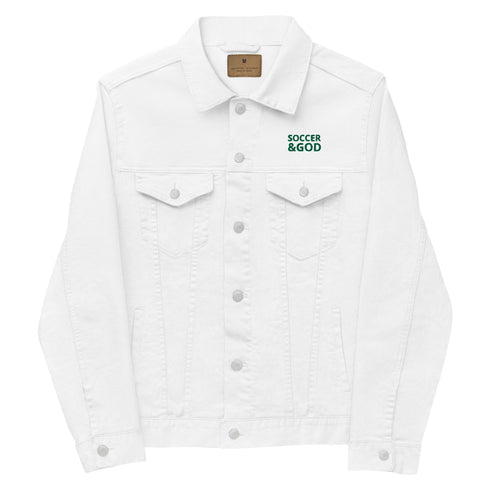 Soccer &God Evergreen Denim Jacket